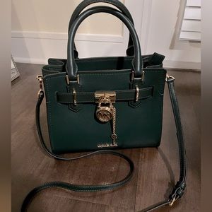 Michael Kors Hamilton Small Leather Satchel